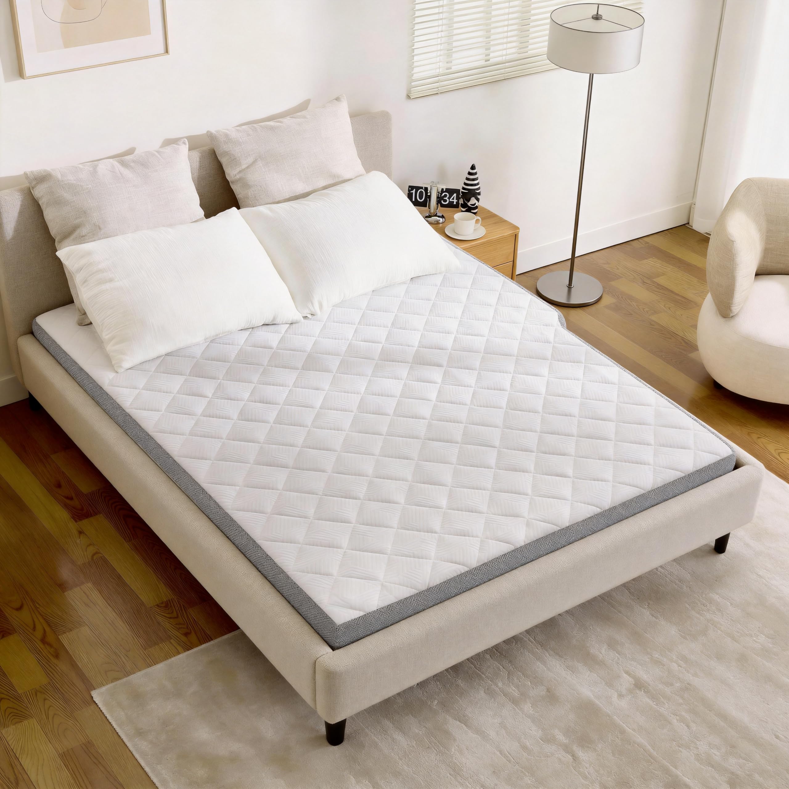 Extra Firm Mattress Topper Twin XL Size 3 Inch, Pain Relieving Topper for Extra Support, CertiPUR-US Certified, 80" x 38"