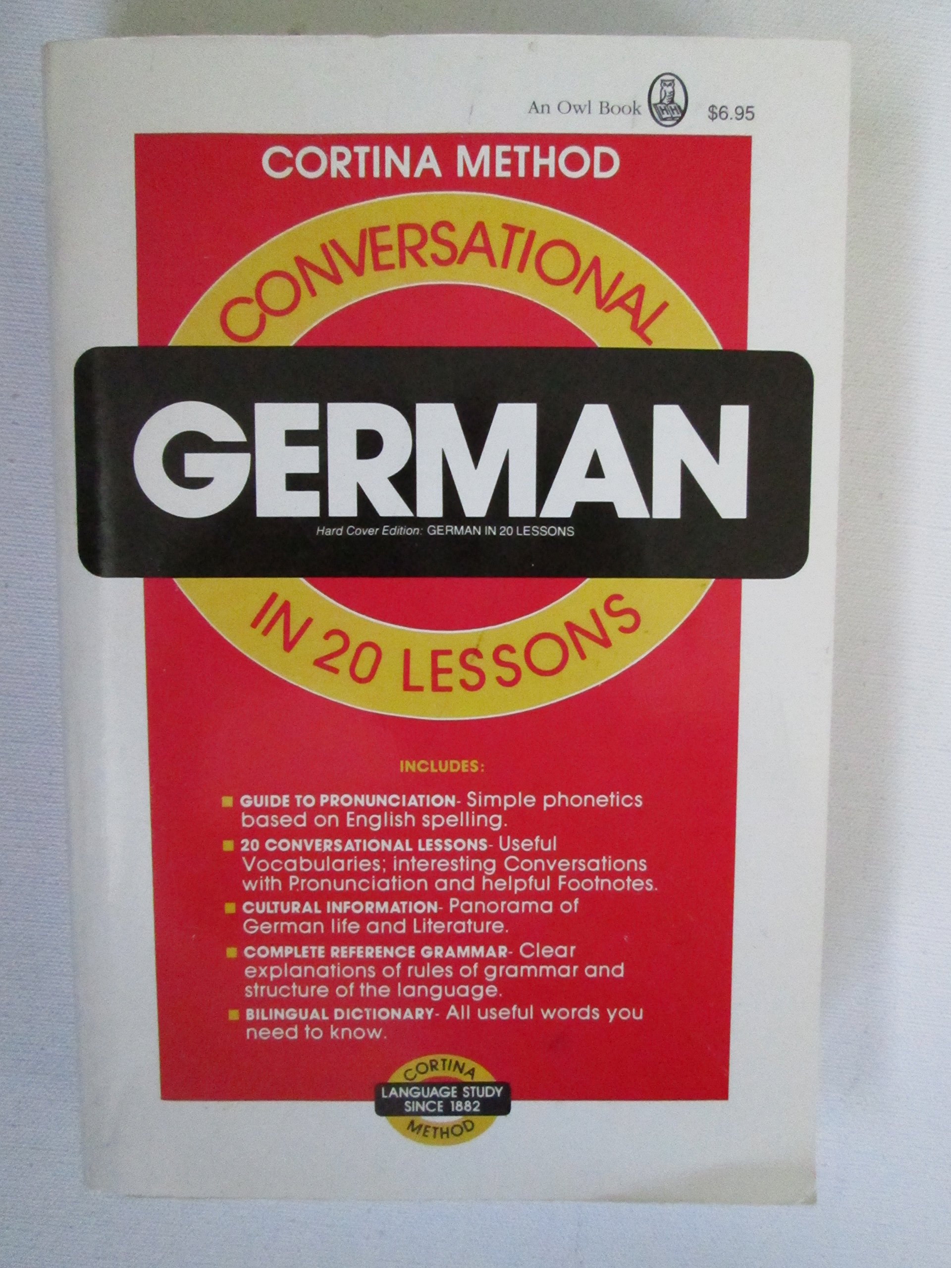 Buy Cortina Method Conversational German in 20 Lessons — BookShops.in