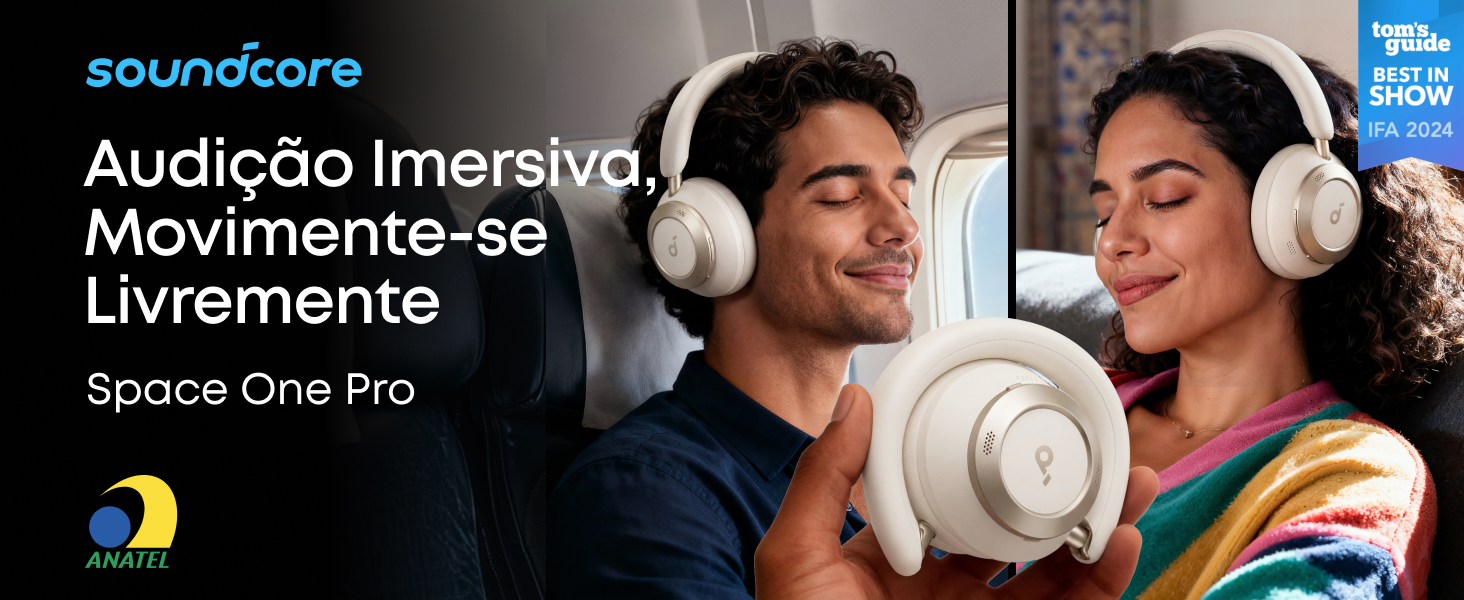 soundcore Space One Pro da Anker, Fone de Ouvido Bluetooth com