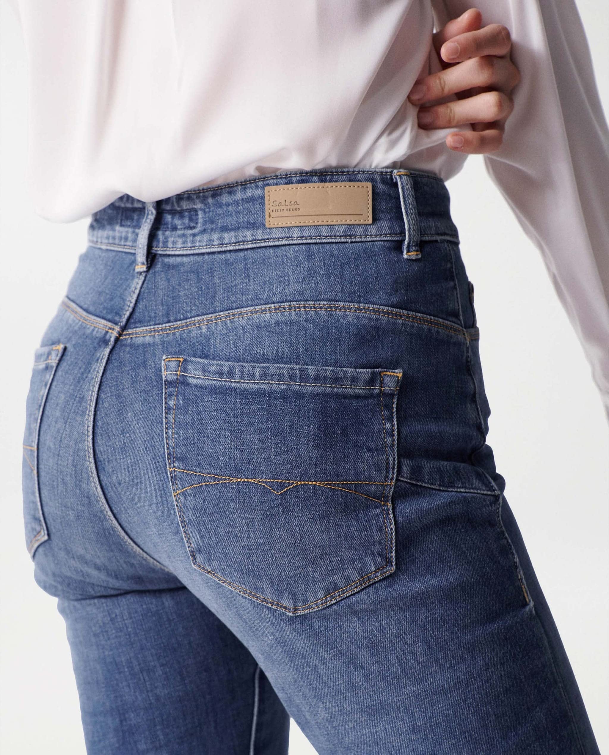 Salsa Glamour Flare Medium Color - Jeans Mujer