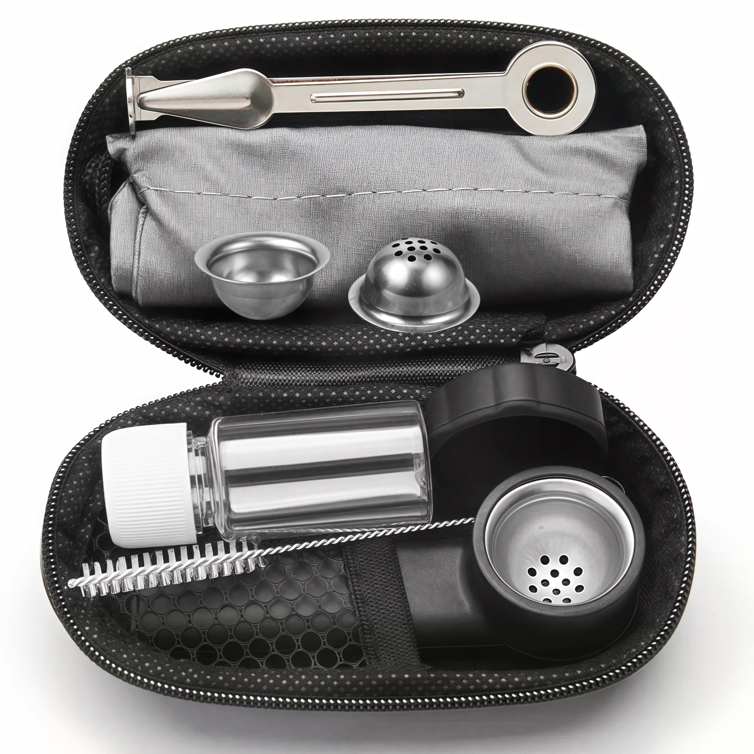 Pipe Silicone Smoking Pipe Set - Pocket Size, Easy to Clean, Perfect for Beginners - Contains Cleaning Tools, Usage Tool 