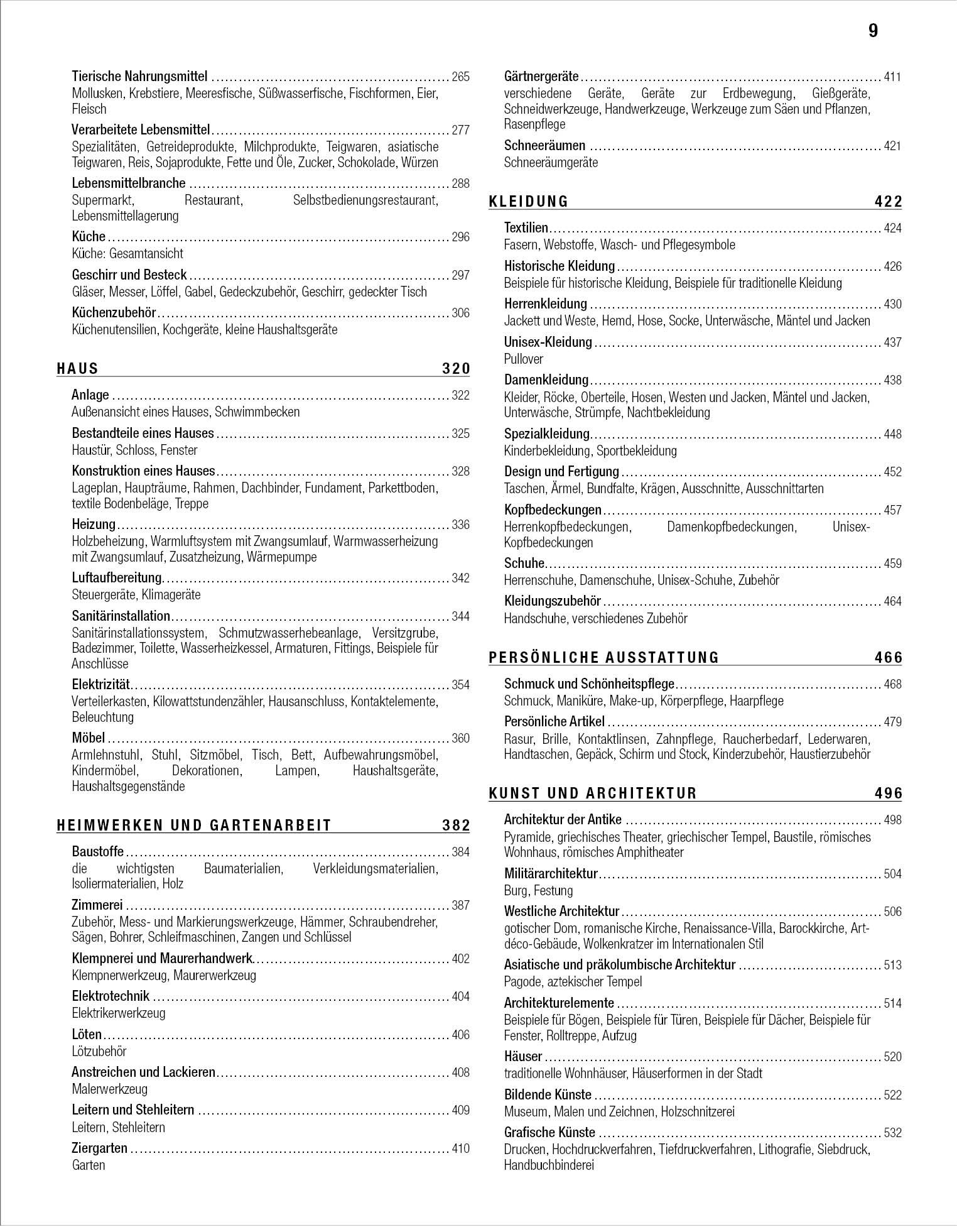 PONS Das große Bildwörterbuch: Deutsch, Englisch, Französisch, Spanisch und Italienisch