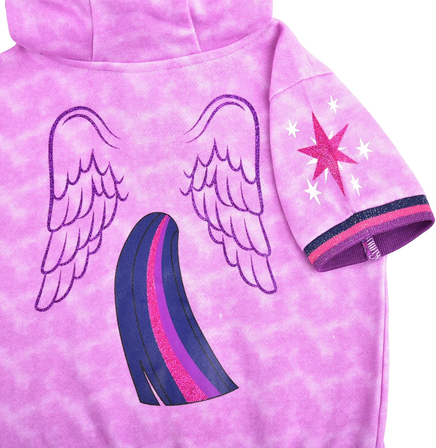 Miniatura 2 de My Little Pony Girl's Twilight Sparkle Roleplay Hoodie with 3D Ears and Mane