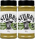 Stubb's Sweet Jalapeno Rub Seasoning, Natural Hickory Smoke, Texas BBQ, Flavourful Barbecue Rub for Chicken, Pork, or Salmon, 323 g