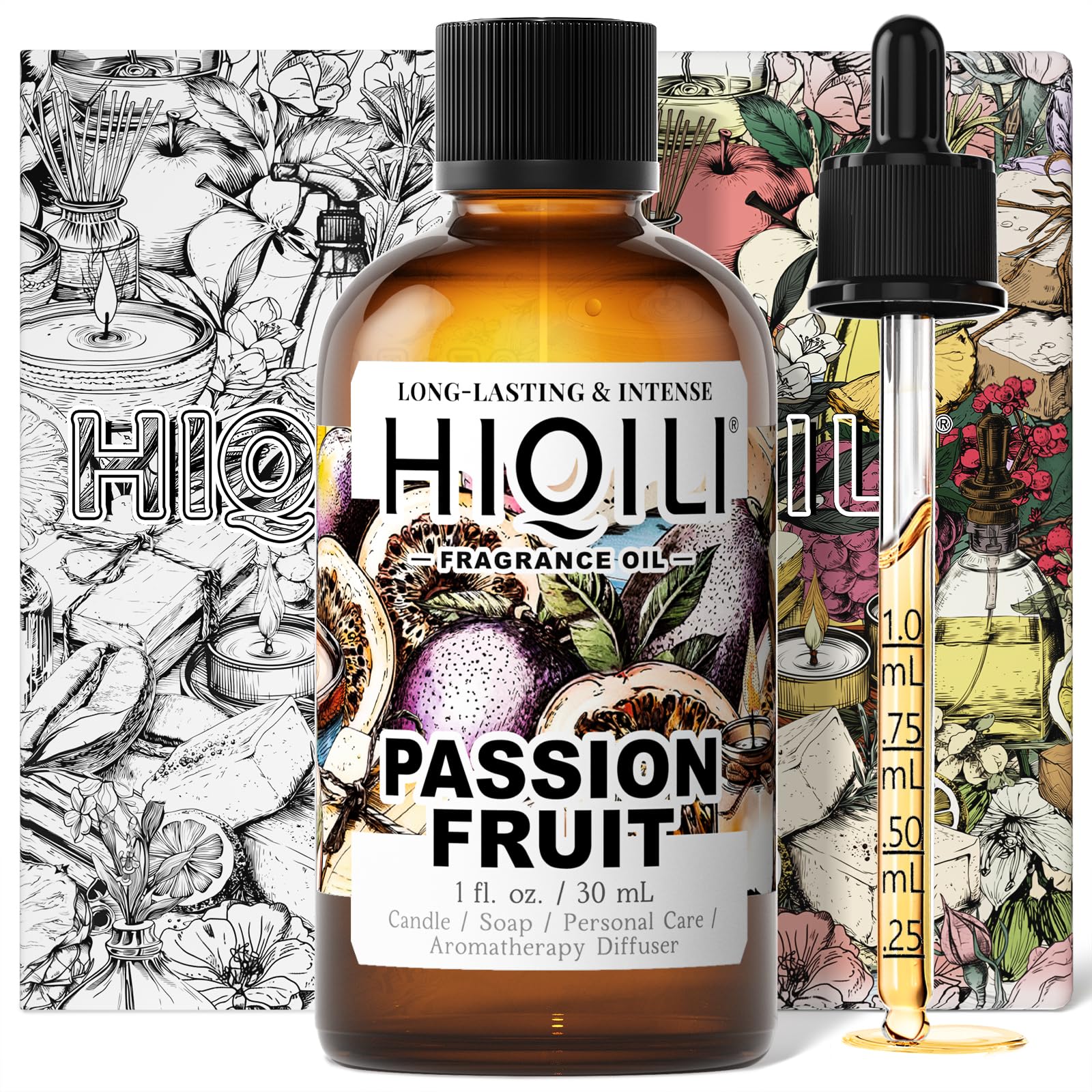 HIQILI Passion Fruit Fragrance Oil for Candle, Soap Making &amp; Diffuser