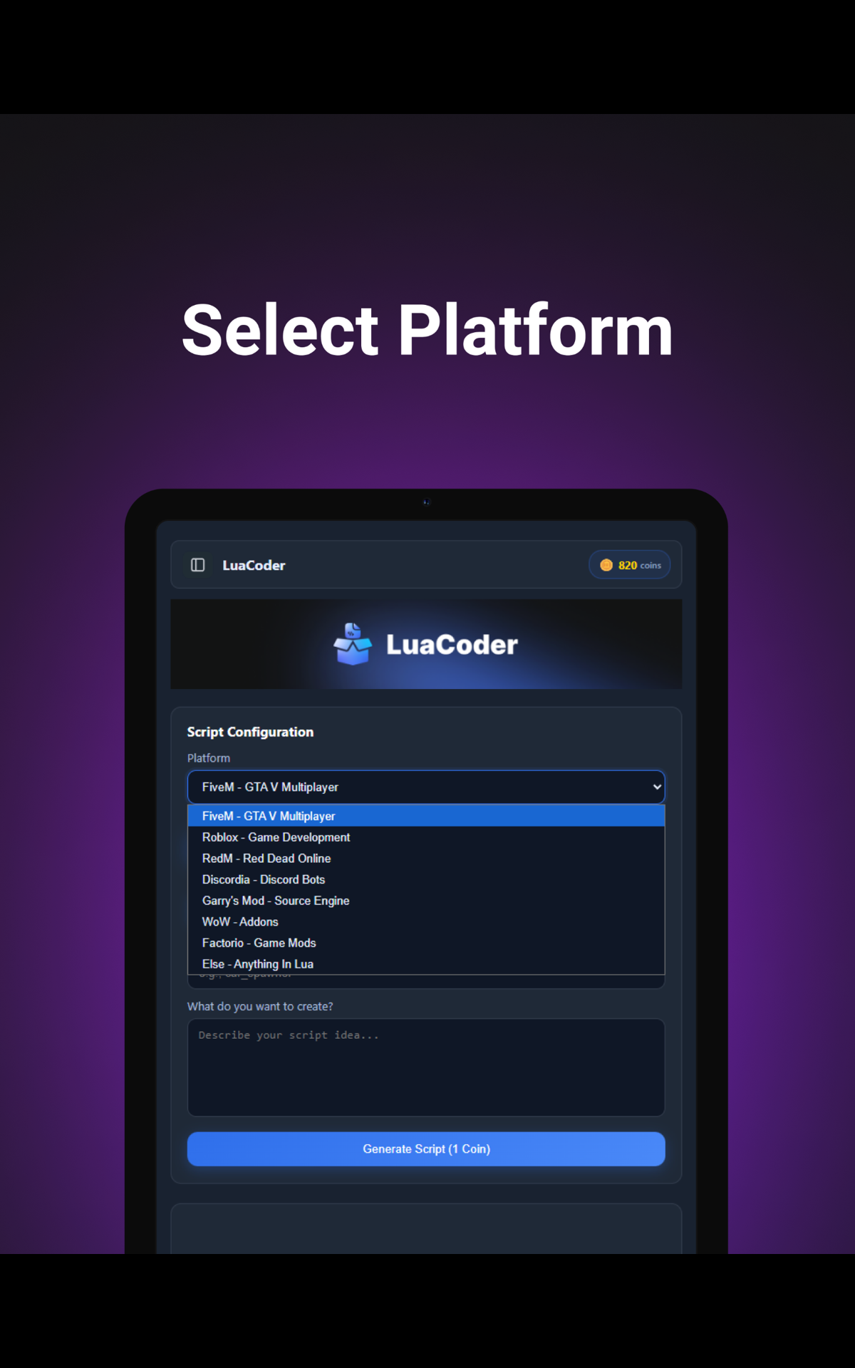 LuaCoder - Lua Script Maker - Aplicativo na Amazon Appstore