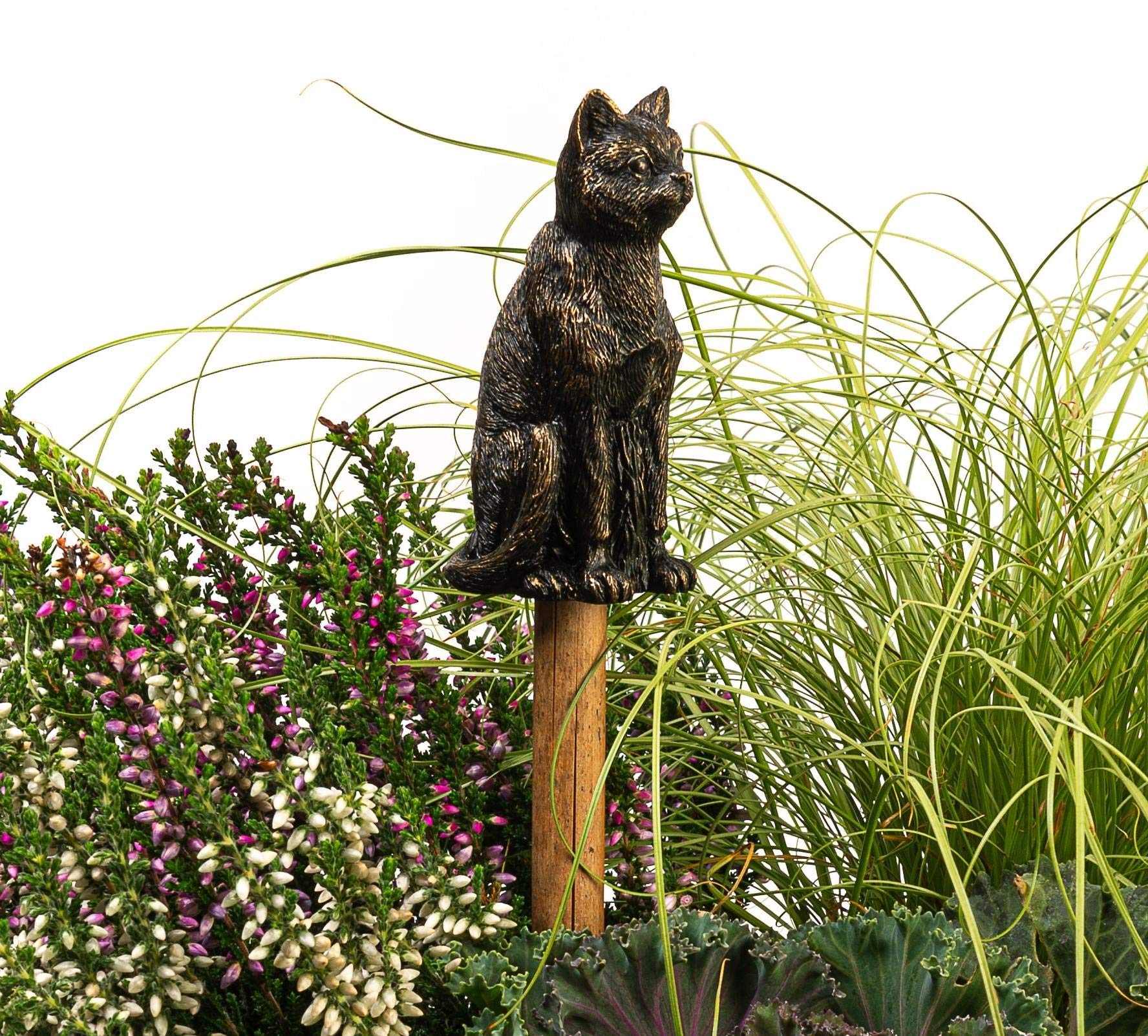 Cane Companions Dekopfahlaufsatz Labrador – Frostsichere Gartenfigur Aus Polyresin