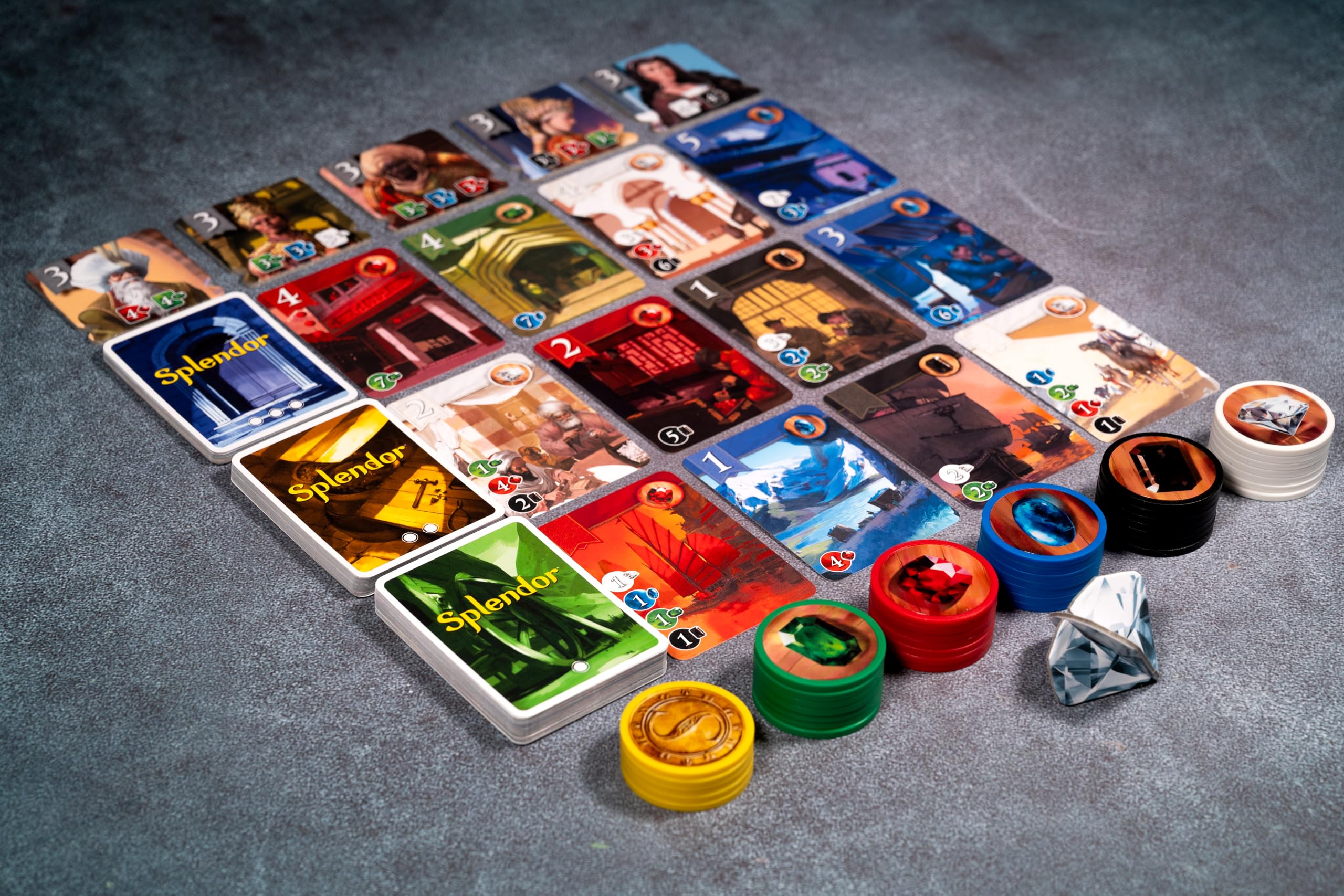 Asmodee - ASMSCSPL01FR - Jeu de Société - Splendor Spé – Versión Francesa