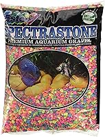 Estes Spectrastone Permaglo Rainbow Aquarium Gravel, 5-Pound Bag - pH Neutral, Non-Toxic for Freshwater Tanks
