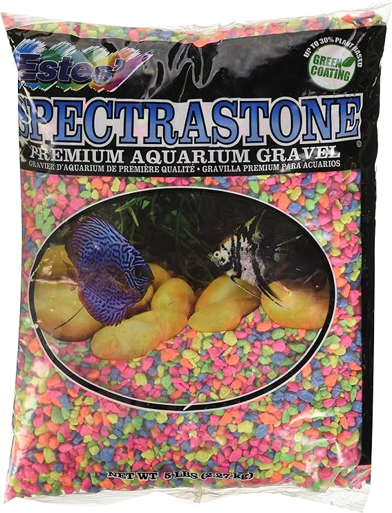 Spectrastone Permaglo Rainbow Aquarium Gravel for
