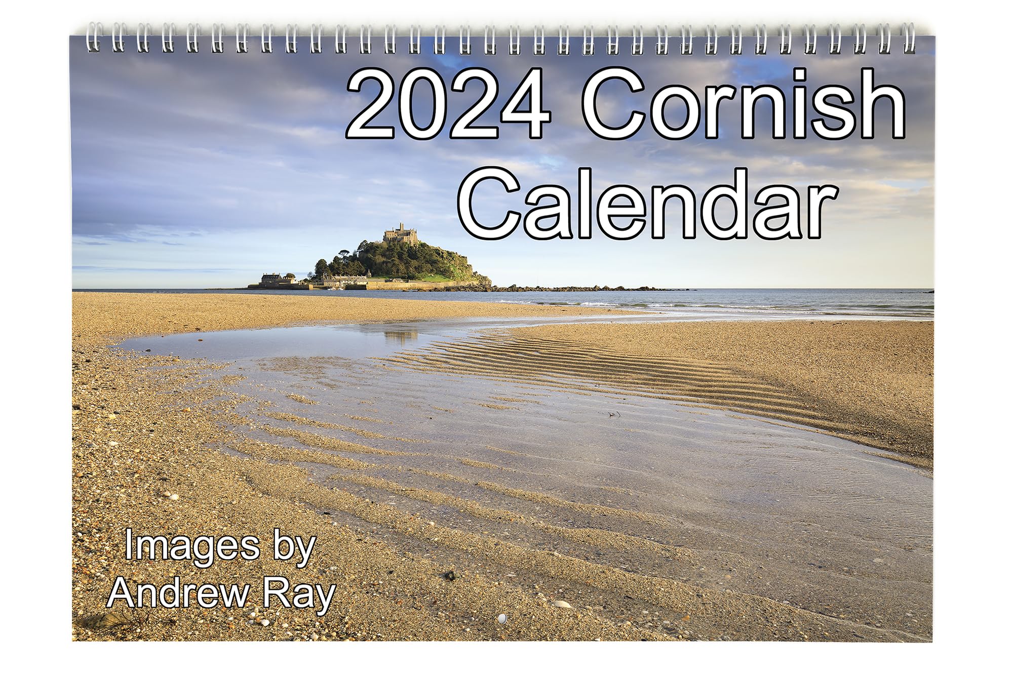 Cornwall Calendar. 2024 A4 (opens to A3) Cornish Calendar featuring 13 A4 Landscape Photographs by Andrew Ray.