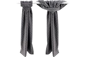 Grey Hand Towels with Hanging Loops: The Perfect Kitchen and Bath Accessory