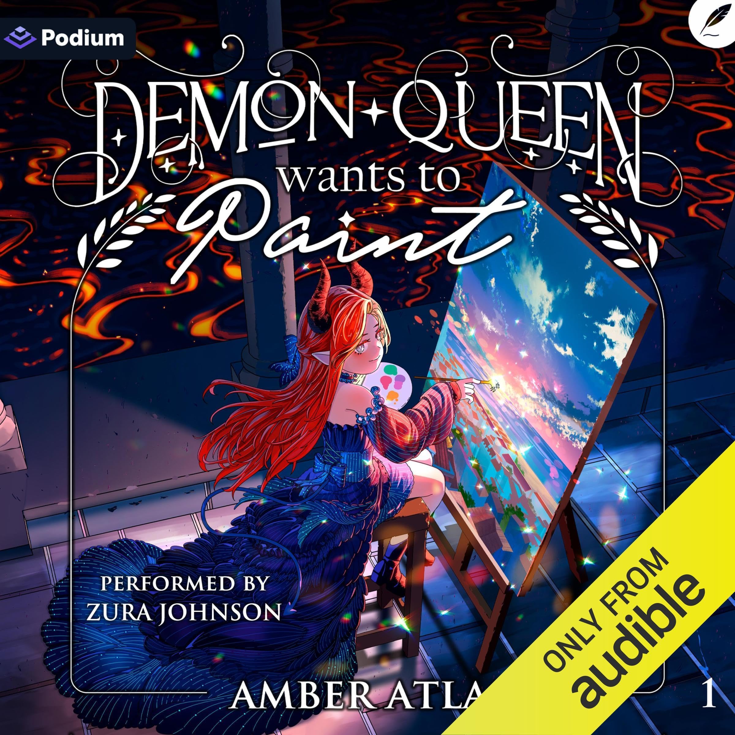 Cover art for Demon Queen Wants to Paint: A Cozy Isekai Fantasy