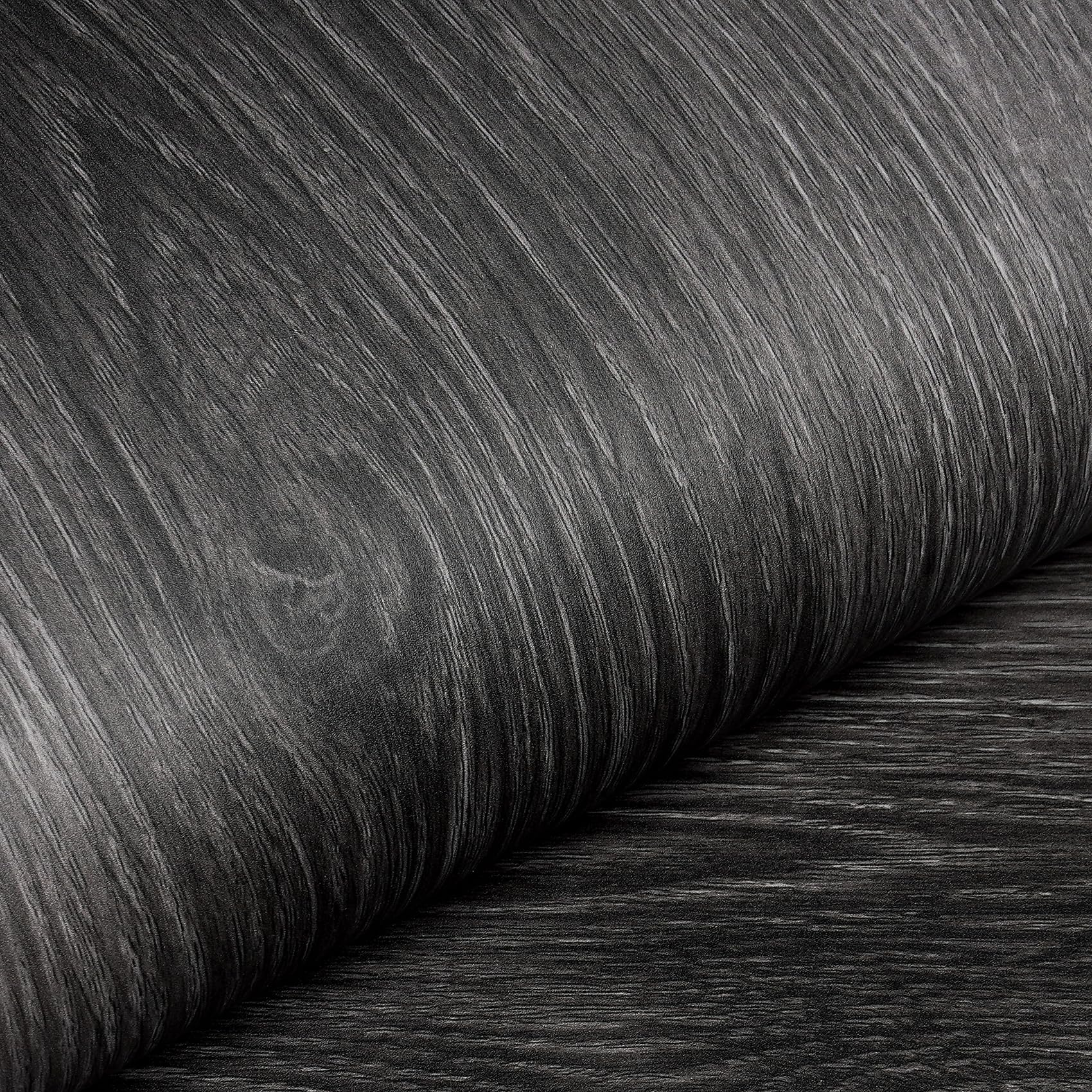Rouleau de papier contact en bois gris foncé pour comptoir de cuisine