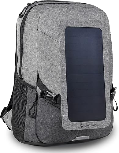 Miniatura 1 de Sunnybag Explorer+  Mochila solar con panel solar extraíble de 6 vatios  Puerto USB  Incluye compartimento para portátil de 15.6 pulgadas  15 litros