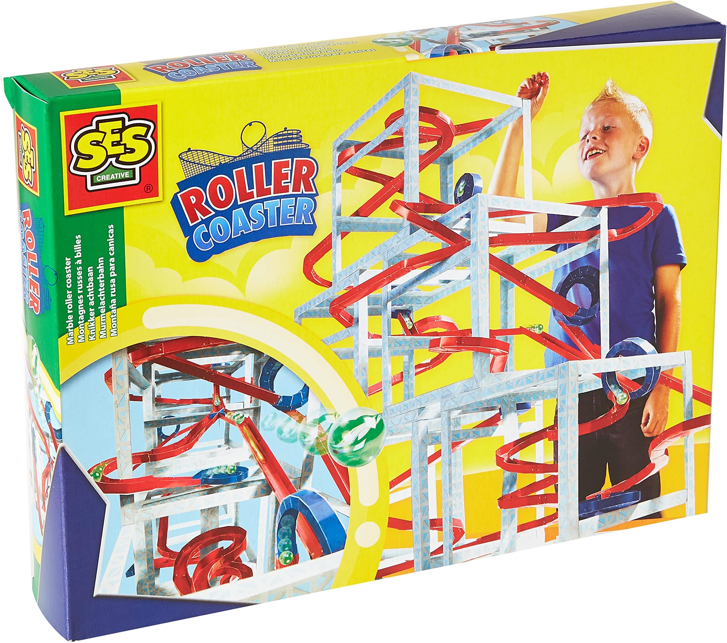 Marble Roller Coaster, Multicolour, Roller Coster, 14503