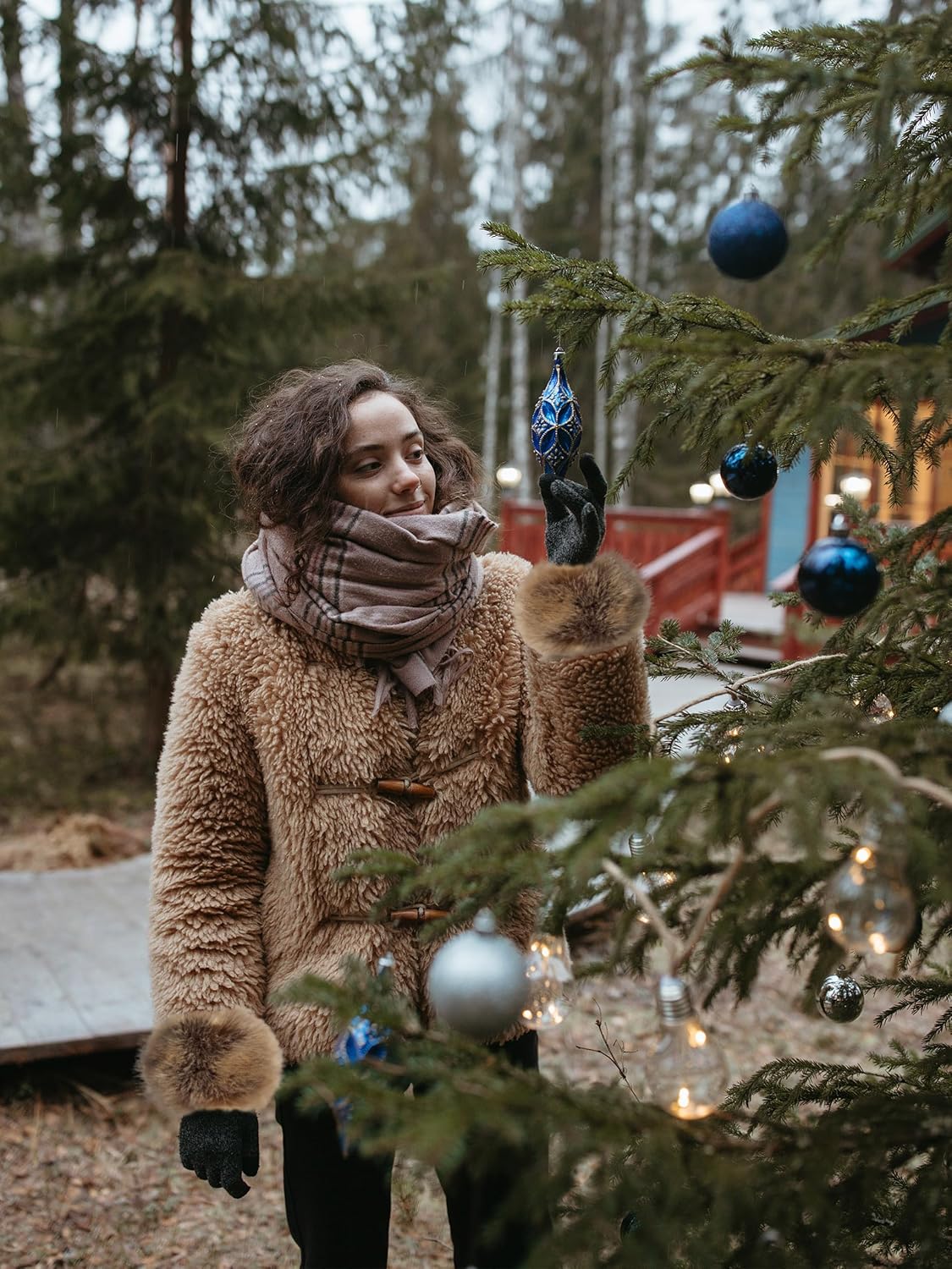 sy soul young Women's Faux Fur Wrist Cuffs Winter Fox Furry Wristbands Fluffy Fur Cuff Bracelet Arm Warmer Accessories - Image 5