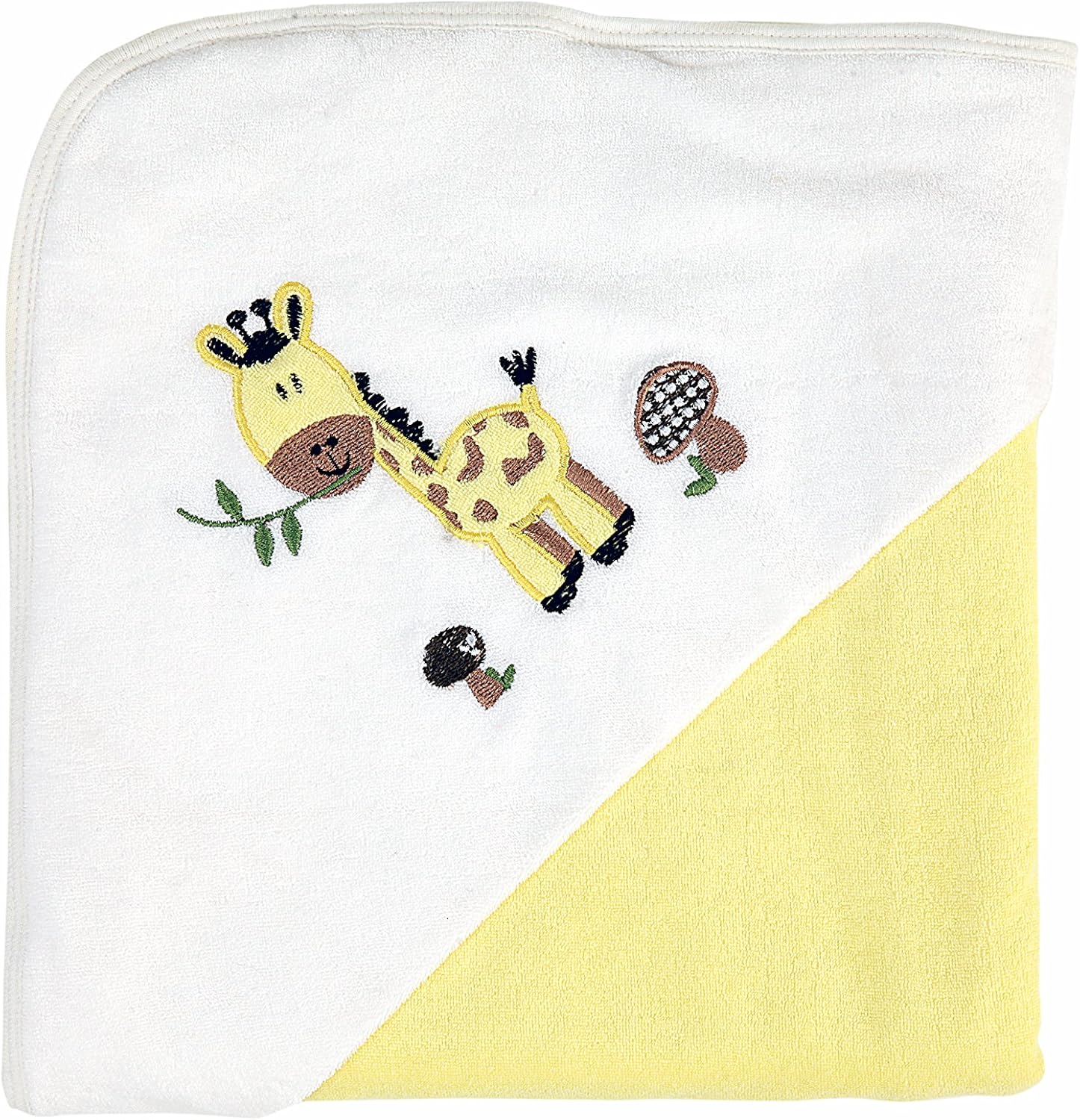 Premium Hooded Towel - Yellow Solid