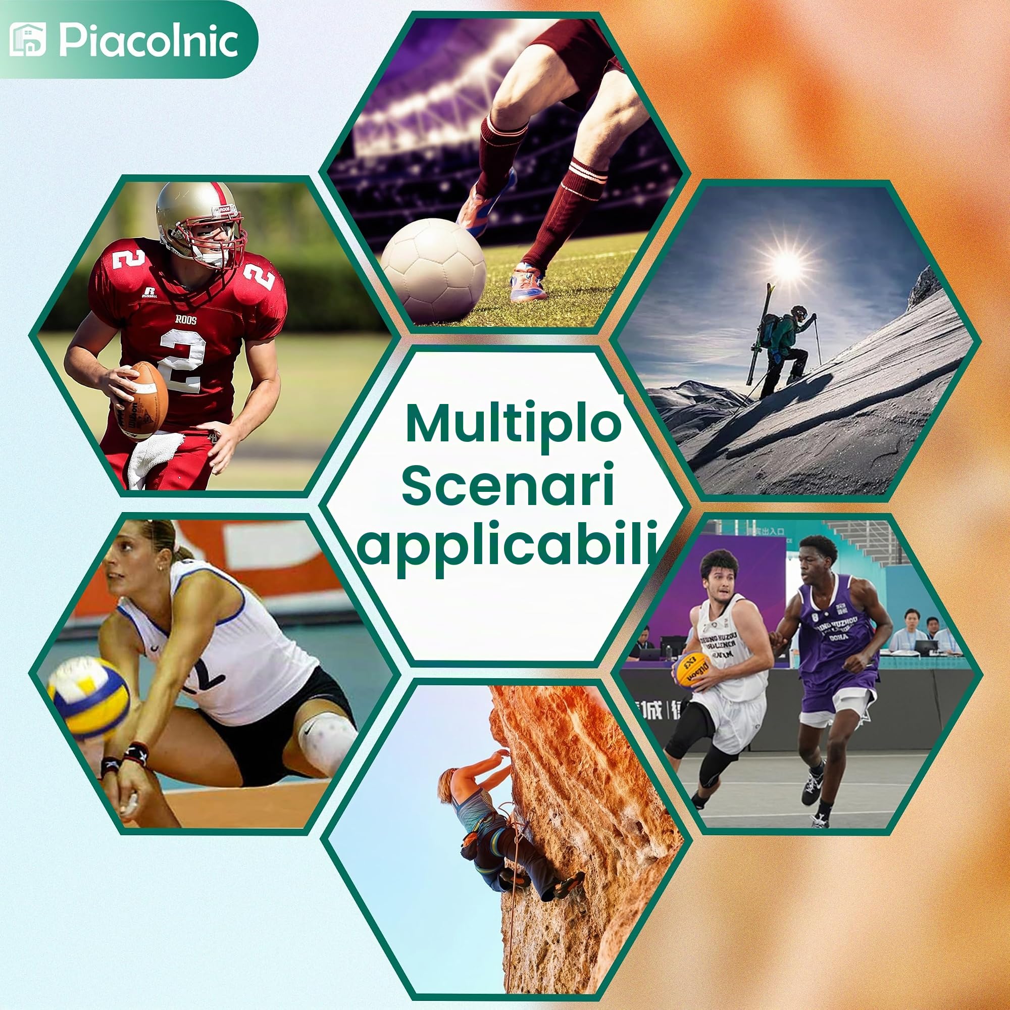 Parastinchi da Calcio Calzino Verde - Universali per Adulti, Antiscivolo, Protezione Gambe, Maniche per Partite di Calcio