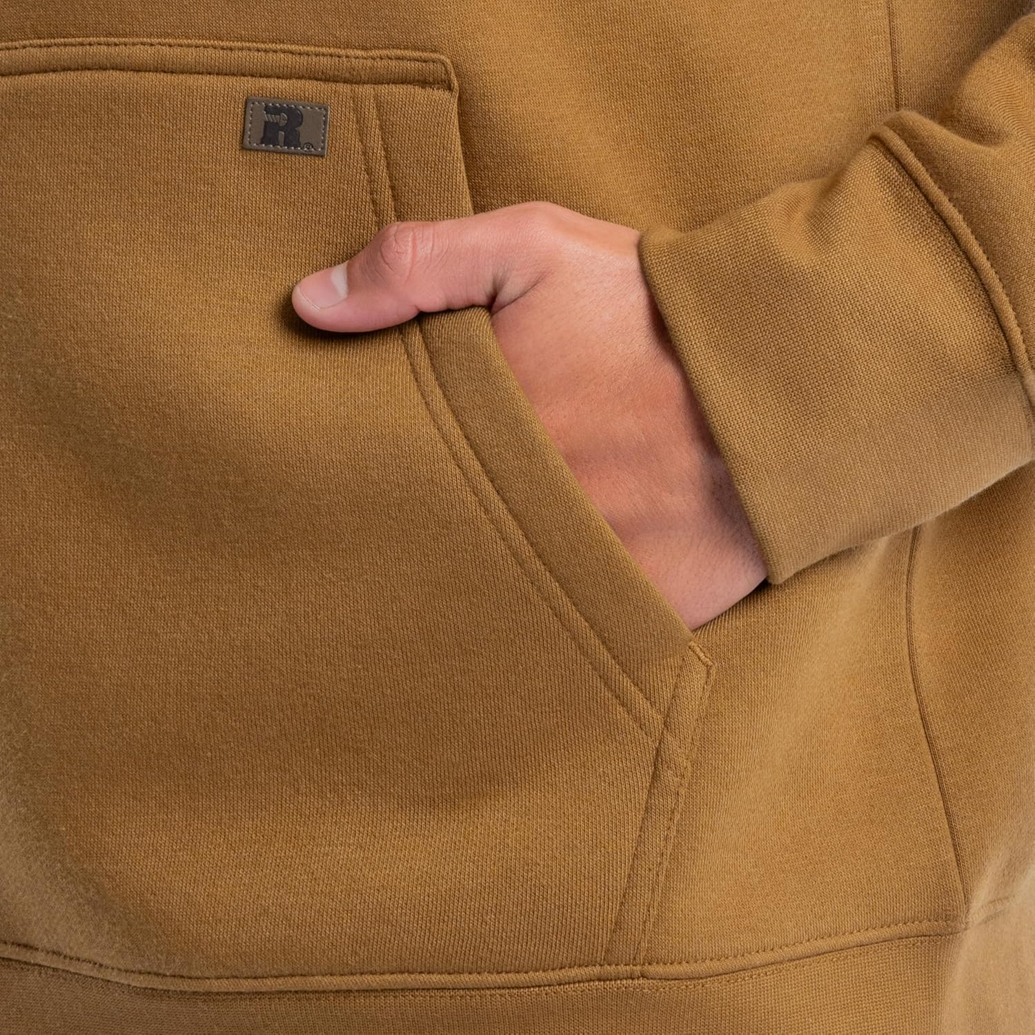 Wrangler mens Full Zip Hooded Sweatshirt With Front Pouch Pocket - Image 4