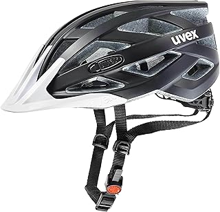 Uvex Fahrradhelm i-vo cc, Black-White mat, 56-60 cm