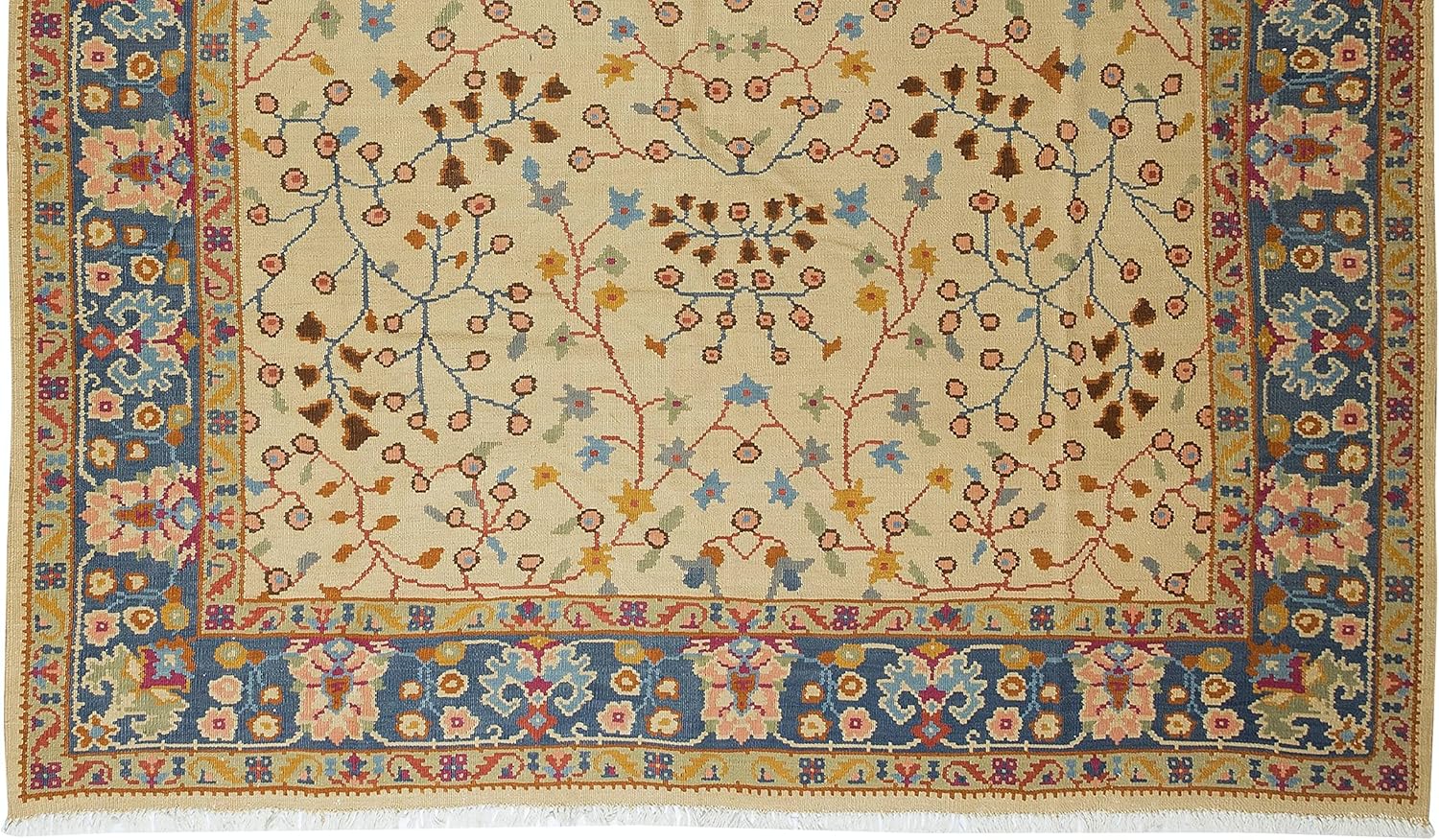 8.8x9.7 Ft Rare Size Rug, Turkish Handmade 1960's Carpet, Outstanding Unique Rug