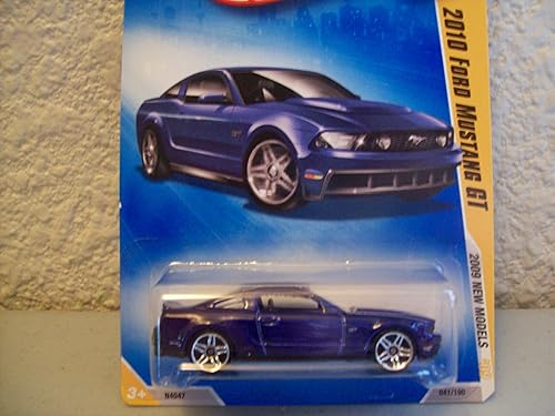 Hot Wheels 2009nuevos modelos 2010azul Ford Mustang GT Escala 1 64