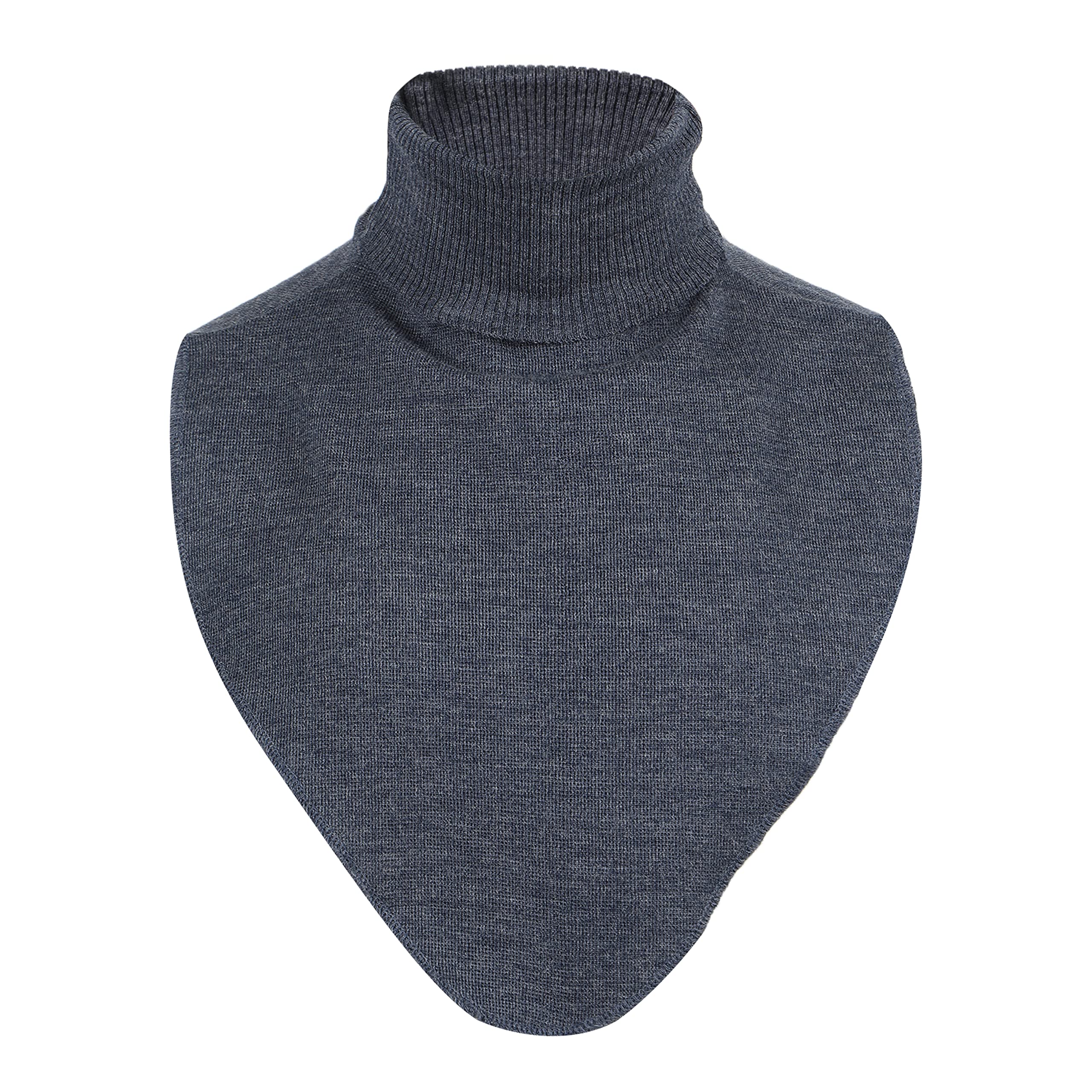 Woolen Neck Warmer For Men Faux Turtleneck Neck Cover Dickey Mock Fake False Collar