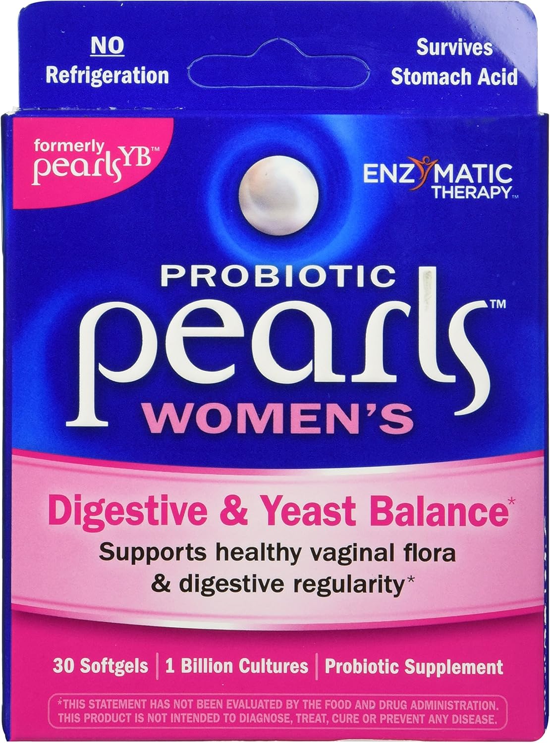 Nature's Way Probiotic Pearls Women's, Could Support a Favourable Gut Flora, Shelf Stable, 30 Softgels