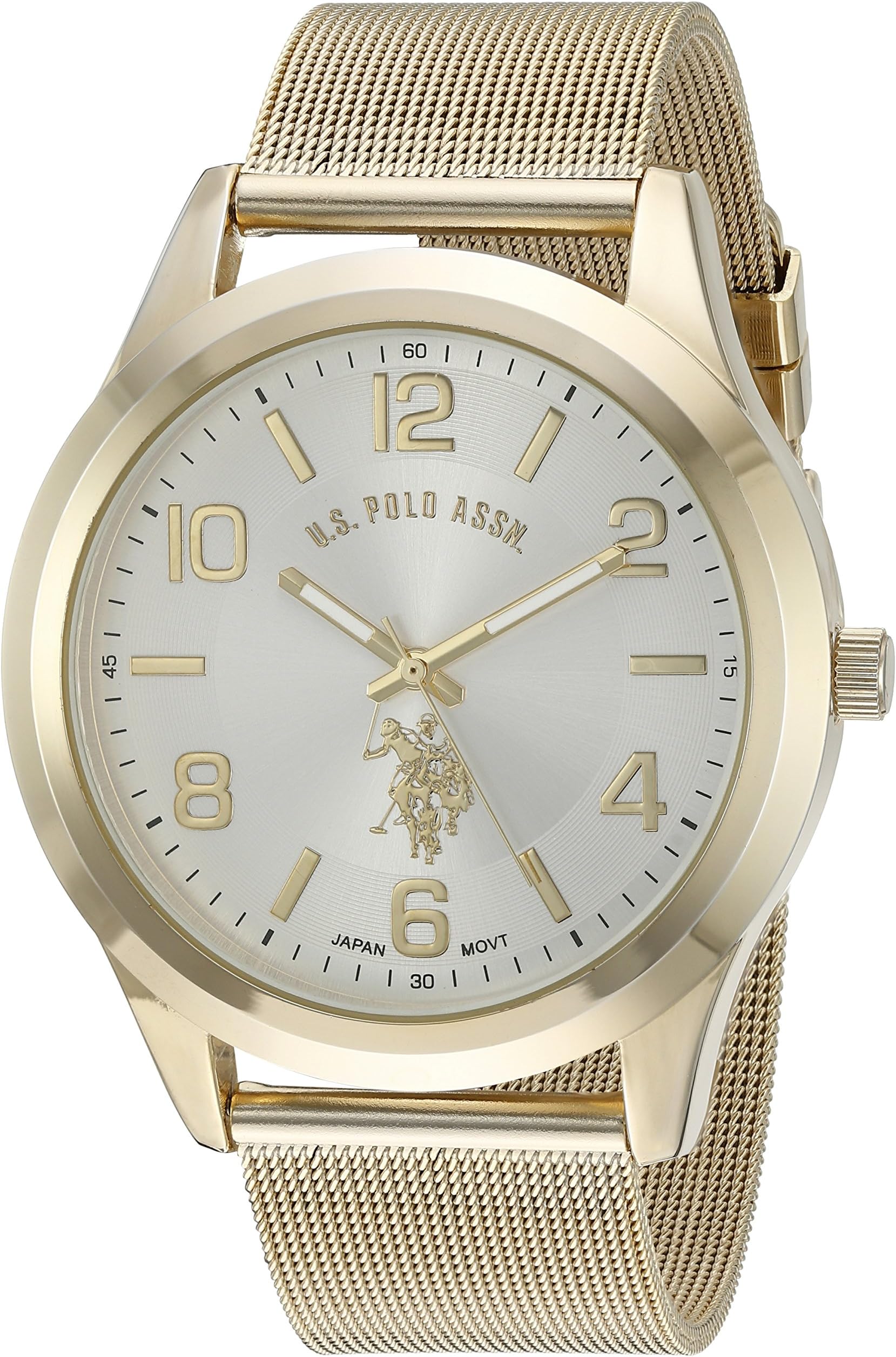U.S. Polo Assn. Classic Men's Quartz Metal and Alloy Watch, Color:Gold-Toned (Model: USC80376)