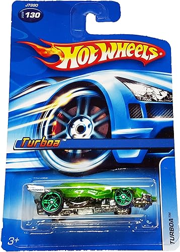 #2006-130 Turboa Green Coche Coleccionista Coleccionable Mattel Hot Wheels escala 1:64