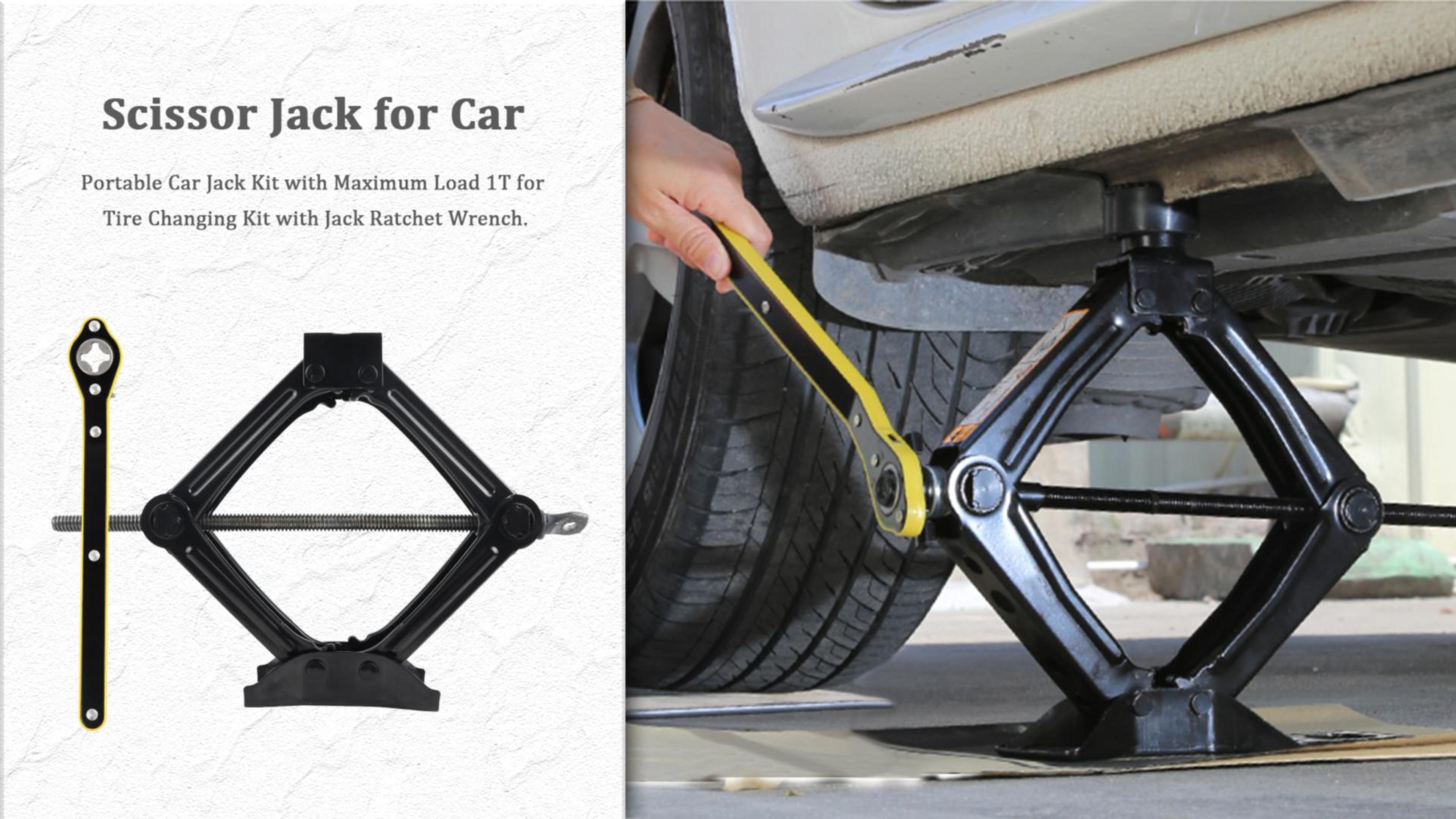 Amazon.com: Scissor Jack for Car, Portable Tire Changing Kit with