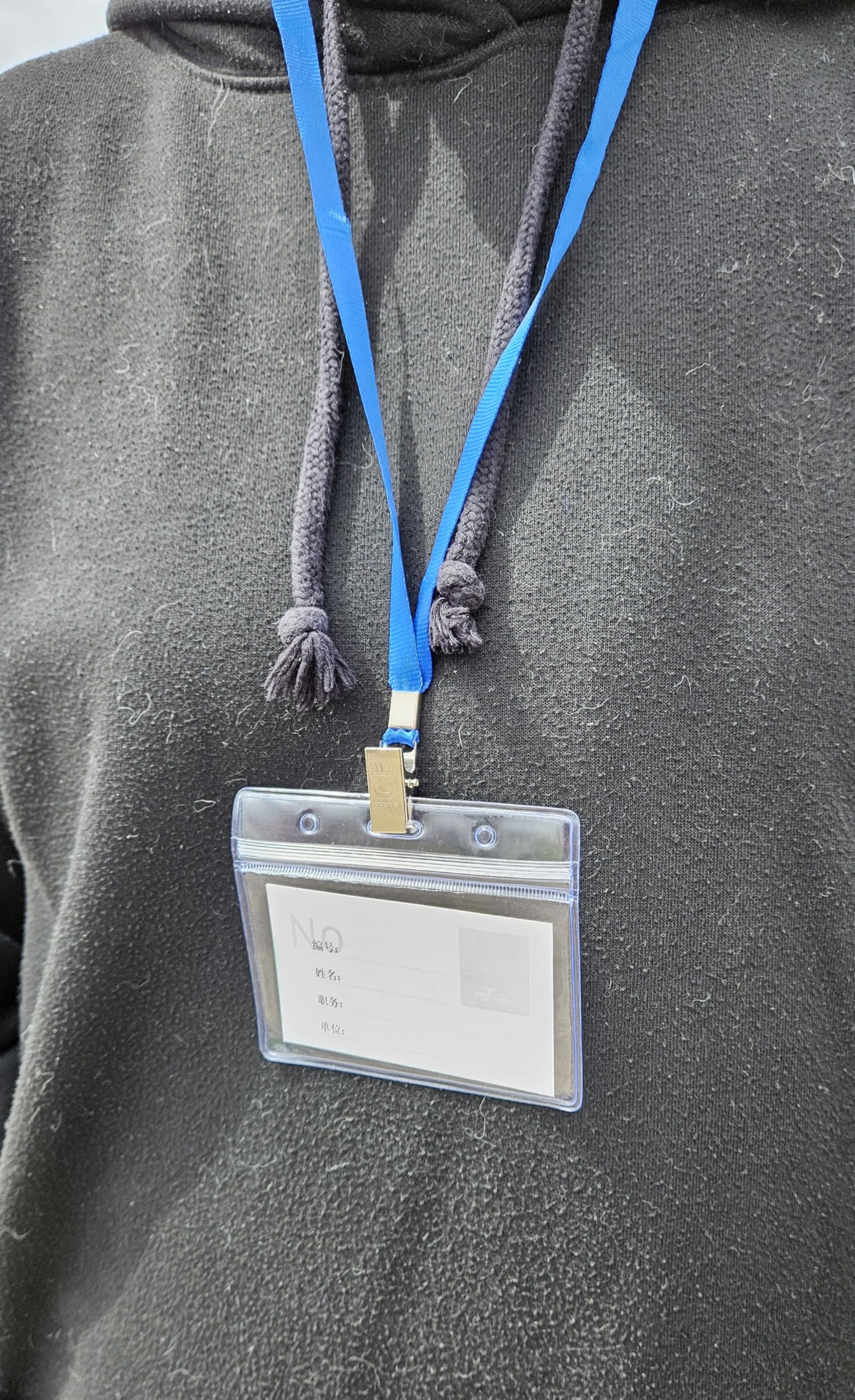 10, 25, 50 or 100 Quality PVC Plastic ID Cards, 2 Sizes for Badge Bus Pass Holders & Lanyards with Stainless Steel Metal Clips by Fat-catz-copy-catz (25 x ID Cards & Lanyards)