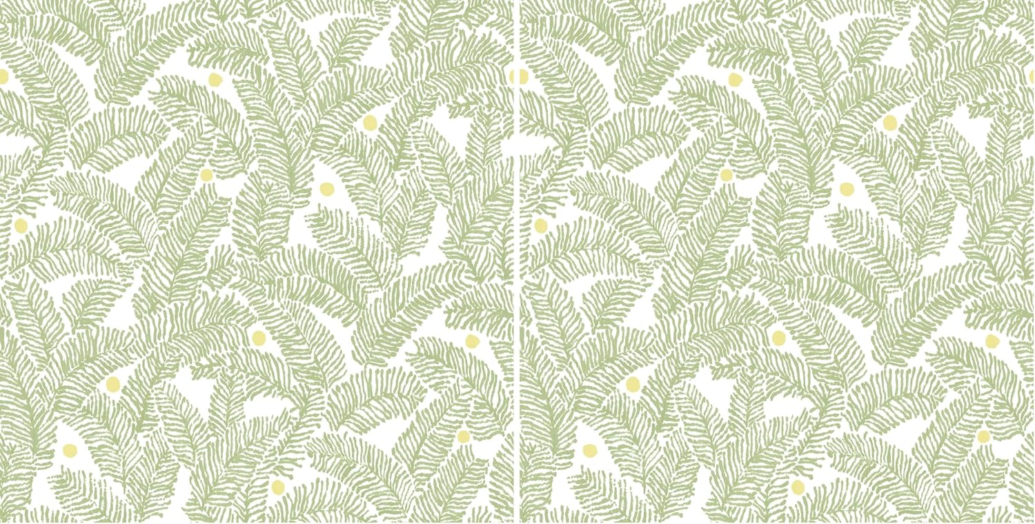 NuWallpaper Green Fernanda Peel & Stick Wallpaper (Pack of 2)