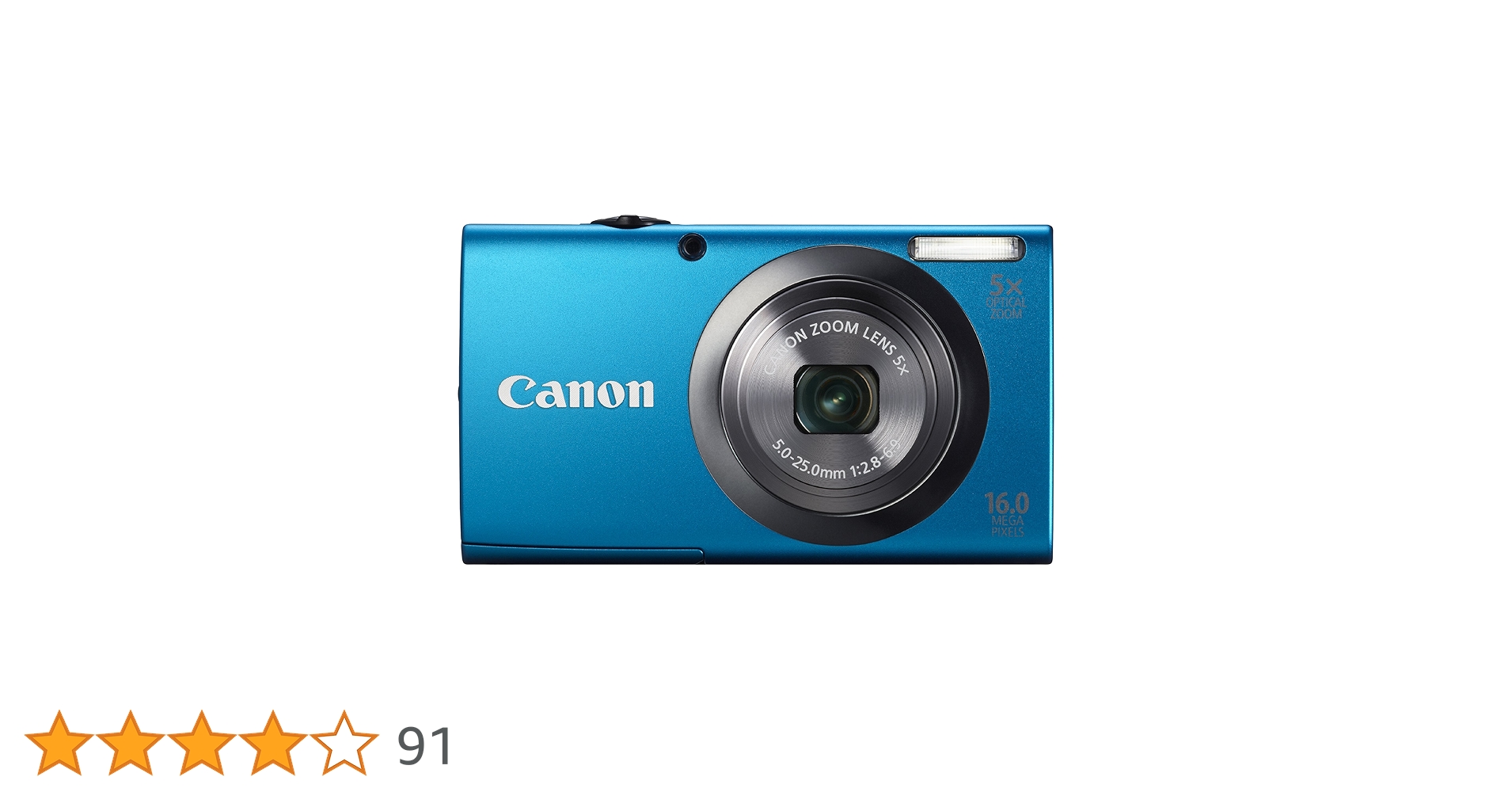 Canon PowerShot A2300 Digitalkamera (16 MP, 5-fach opt. Zoom, 6