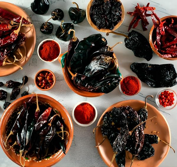 Chile Guajillo 100 g - Auténtico Chile Deshidratado para Salsas, Moles y Guisos Tradicionales - Pack Laborawi (Chile Guajillo) - 5