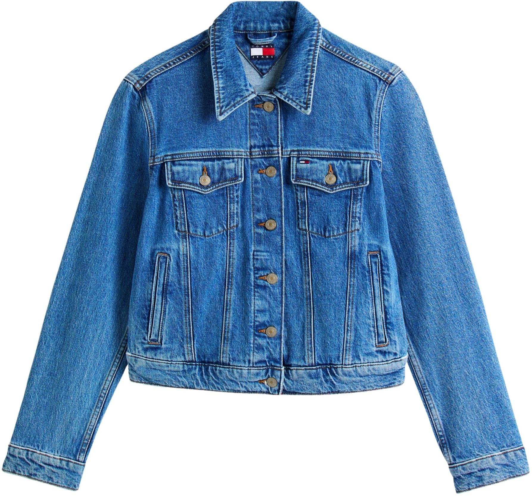 Tommy Jeans Kurtka Trucker Kobiety Classic Trucker Jacket Ci8132 Dw0dw21414