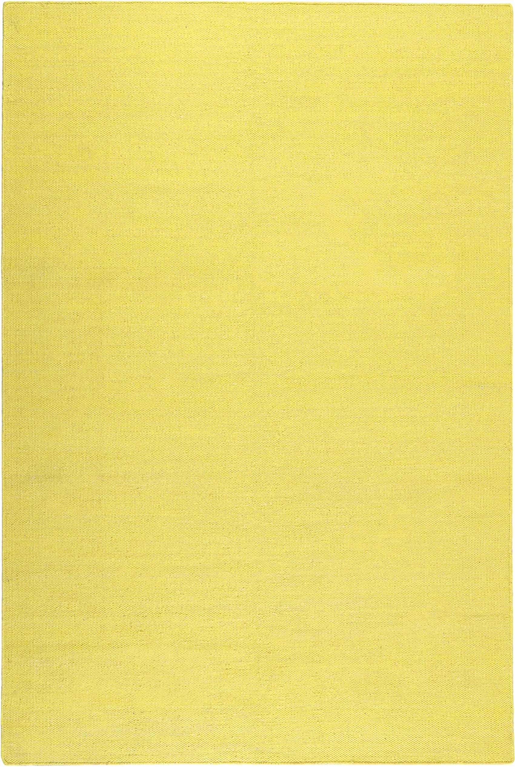 Wytrzymały dywan Esprit Uni do salonu, sypialni, jadalni, pokoju dziecięcego i korytarza – Rainbow KELIM (130 x 190 cm, żółty)