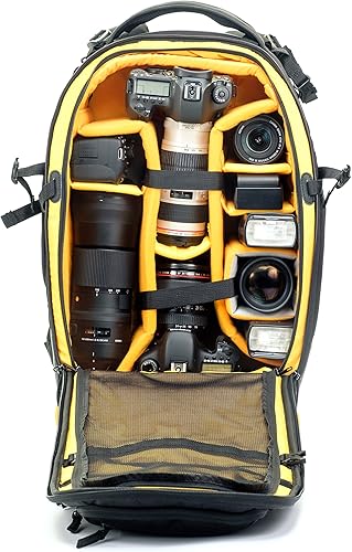 Miniatura 7 de VANGUARD ALTA Fly 58T - Mochila para cámara DSLR, giratoriacarretilla de 4 ruedas, gris, tamaño completo