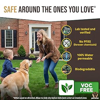 PetraMax Lockscape Mulch Glue for Landscaping Rocks Max Concentrate, Weed Barrier - Non-Toxic Pea Gravel Binder, Mulch & Rock Glue for Landscaping, Landscape Rock & Gravel Stabilizer - (1 Gal)