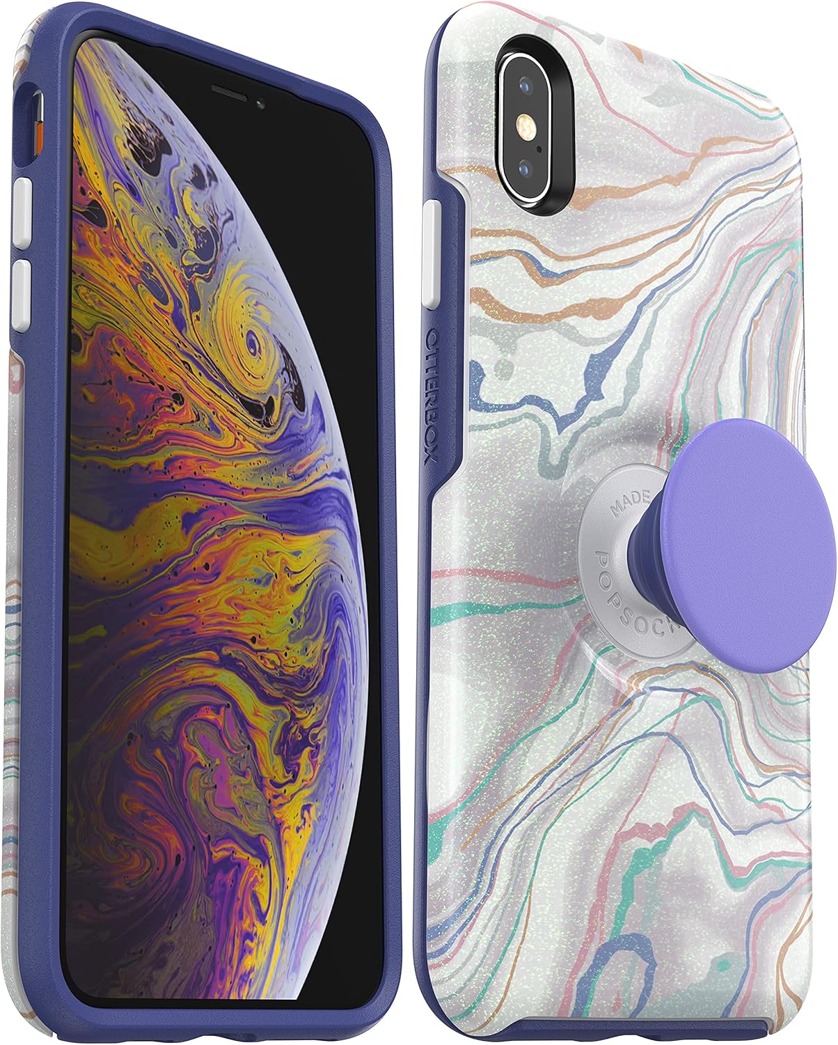 OtterBox + Pop Symmetry Series Case for iPhone Xs & iPhone X (ONLY) Non-Retail Packaging - What a Gem