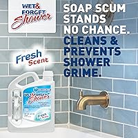 Vista 7 de Wet & Forget Limpiador de ducha en aerosol para aplicación semanal multisuperficie, no requiere fregar, fórmula sin blanqueador, listo para usar