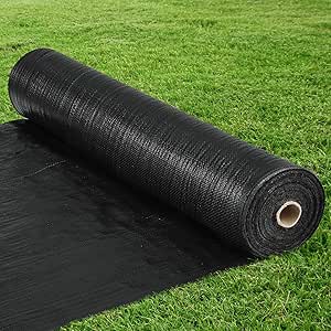 YITAHOME 6x250FT Weed Barrier Landscape Fabric Heavy Duty Premium 3.2oz Woven Gardening Mat, Driveway Fabric, Ground Cover Geotextile Fabric, Landscaping, Garden Cloth