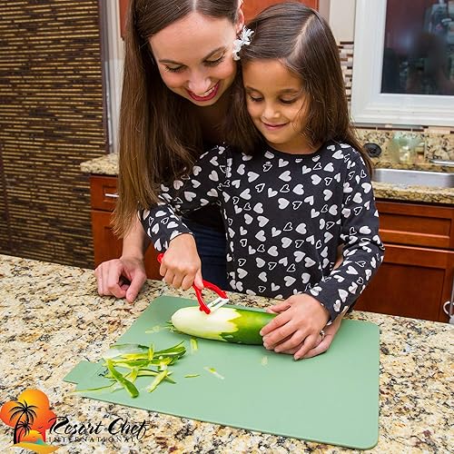 Miniatura 3 de Resort Chef International Tapete de seguridad antideslizante para tablas de cortar debajo de la cocina, higiénico, no absorbente y apto para