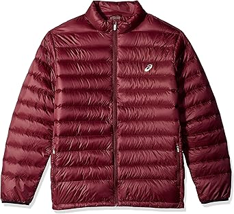 asics men's weather resistant quilted duck down jacket