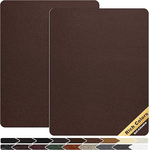 Vista 60 de KING MOUNTAIN Parche de reparación de cuero, cinta de reparación de cuero autoadhesiva de 4 x 63 pulgadas para muebles de cuero dañados, asientos