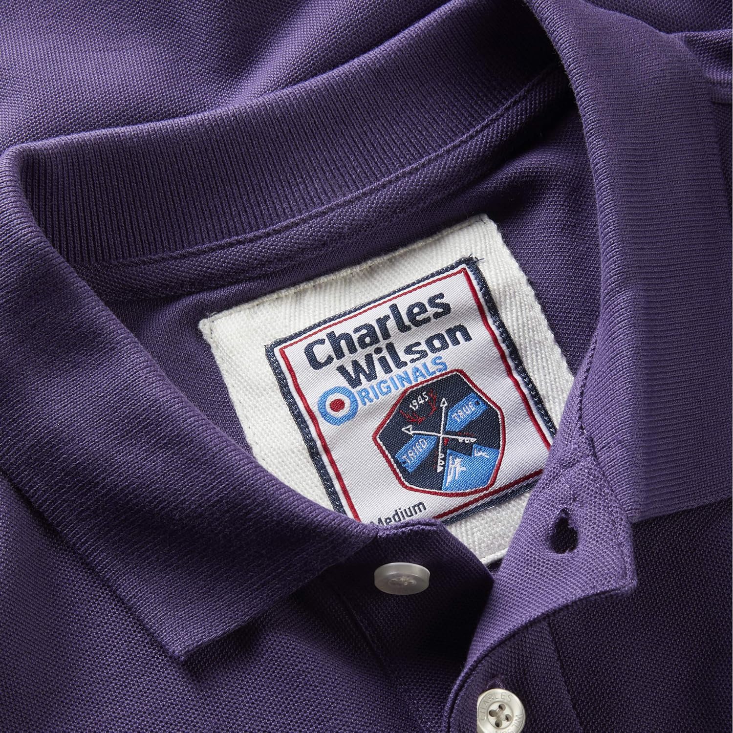 Charles Wilson Plain Classic Polo Shirt