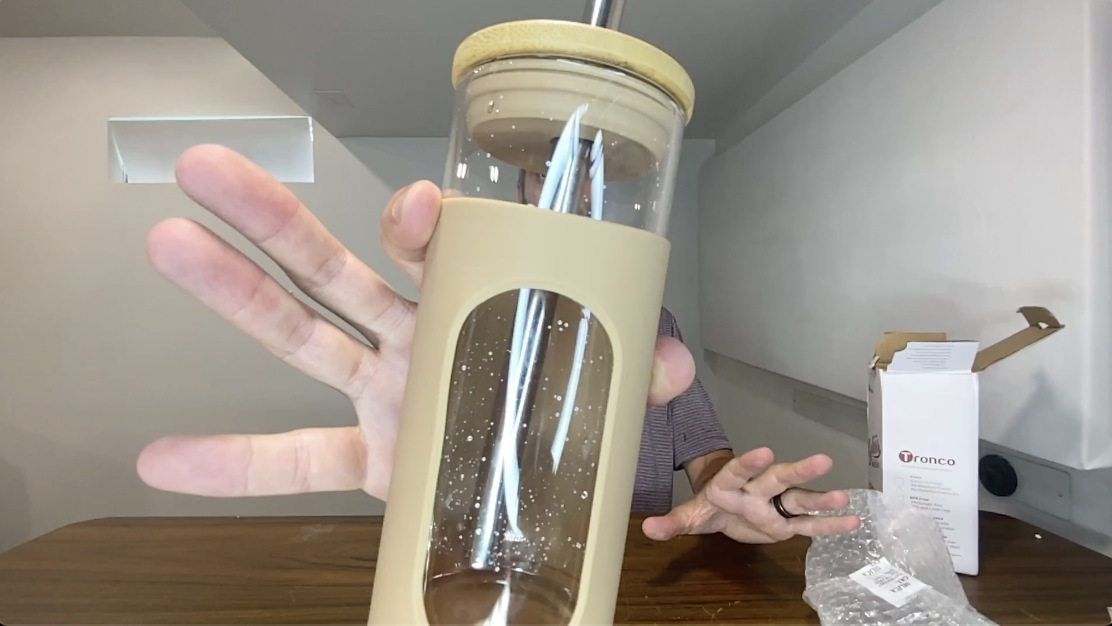 BEST Tumblers? | 20oz Glass & Bamboo Tumbler for Boba Tea