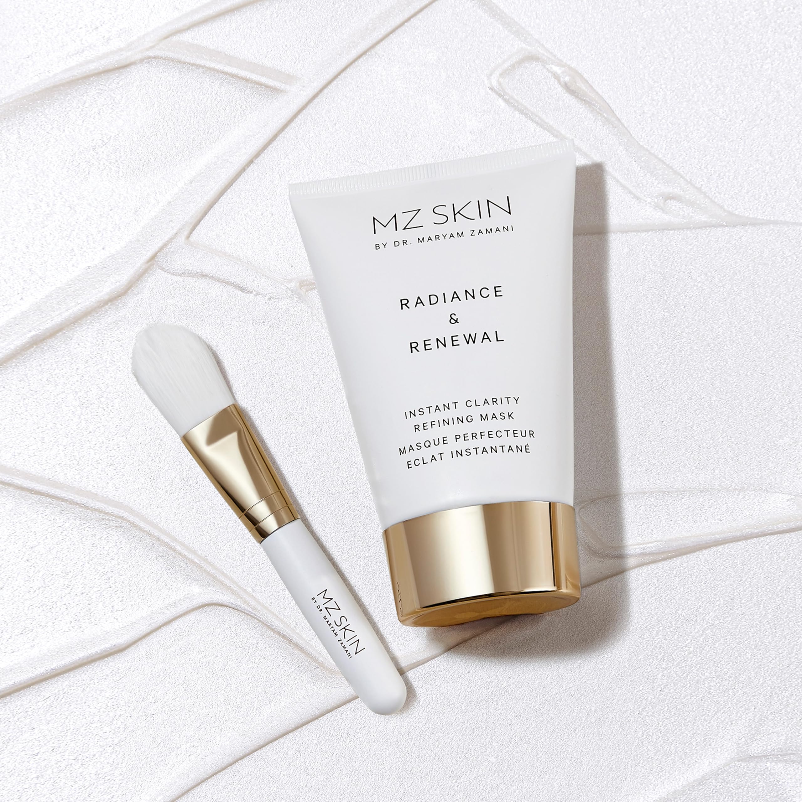 MZ SKIN Radiance & Renewal Mask 3.4 fl oz - 8.5% Fruit Acid Complex, with AHA's Including Lactic Acid and Azelaic Acid, for Instant Clarity, Brightening Pigmentation and Pore Refinement