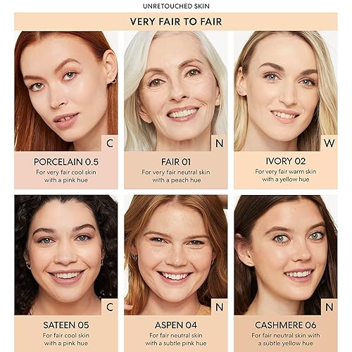 Vista 33 de bareMinerals Barepro Performance Wear - Base líquida SPF 20, maquillaje transpirable para cara, cobertura completa, uso 24 horas, acabado mate